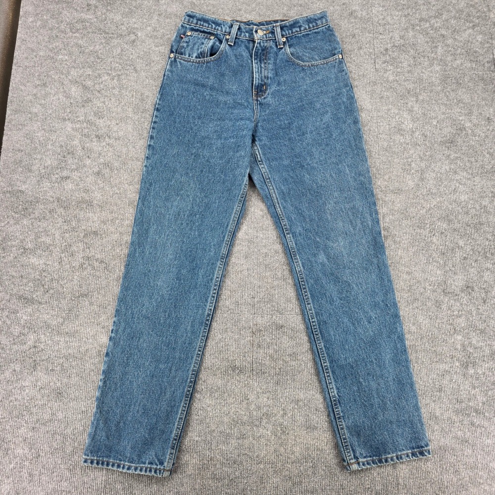 Polo Jeans Co Ralph Lauren Relaxed Fit High Rise Straight Leg Denim Blue 10x31